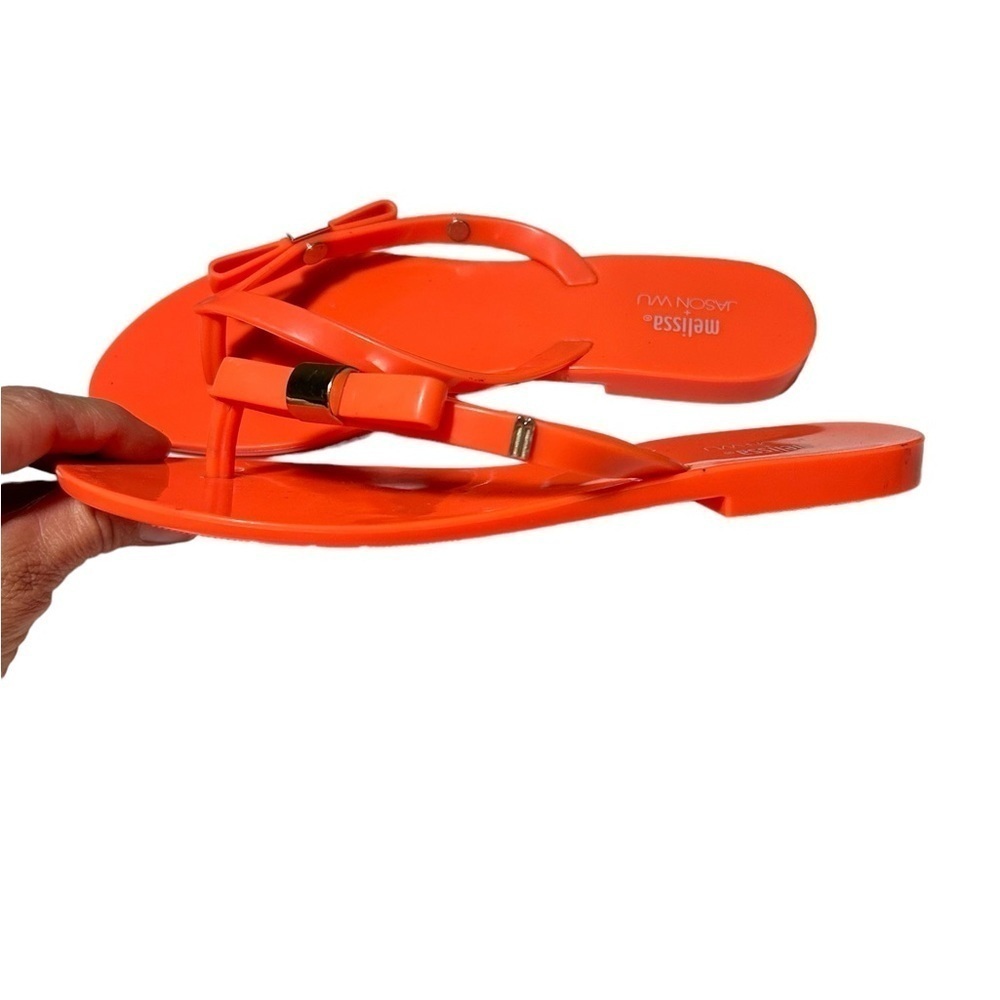 Melissa Harmonic + Jason Wu Tangerine Sample Size 5 US Sandals - Picture 2 of 6